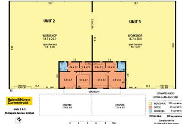 2 & 3, 55-57 Kapara Road Gillman SA 5013 - Floor Plan 1