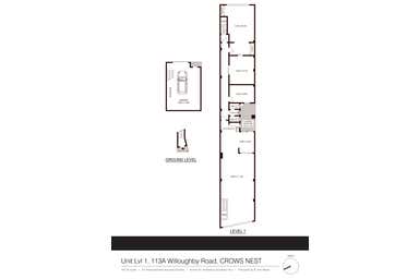 113A Willoughby Road Crows Nest NSW 2065 - Floor Plan 1