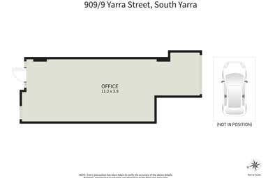 909/9 Yarra Street, SOUTH YARRA, 909/9 Yarra Street South Yarra VIC 3141 - Floor Plan 1