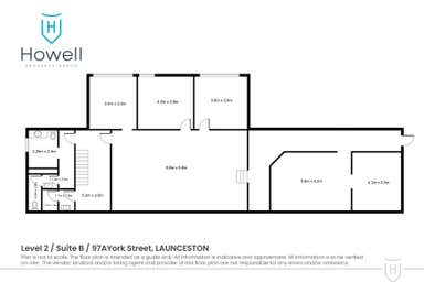 Level 2 Suite B, 97A York Street Launceston TAS 7250 - Floor Plan 1
