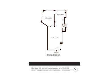 Suite 111, 545-555 Pacific Highway St Leonards NSW 2065 - Floor Plan 1