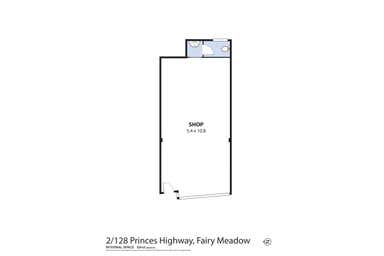 Shop 2, 128 Princes Highway Fairy Meadow NSW 2519 - Floor Plan 1