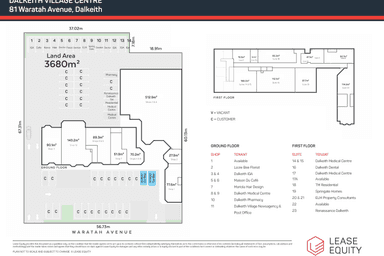 Dalkeith Village Shopping Centre, 81 Waratah Avenue Dalkeith WA 6009 - Floor Plan 1