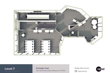 Exchange Tower, Level 7, 530 Little Collins Street Melbourne VIC 3000 - Floor Plan 1