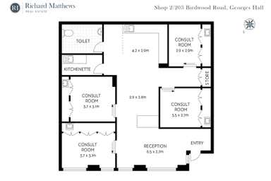 2/203 Birdwood Road Georges Hall NSW 2198 - Floor Plan 1