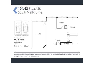 104/63 Stead Street South Melbourne VIC 3205 - Floor Plan 1