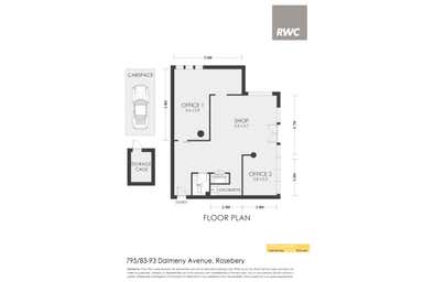 Shop 795, 83-93 Dalmeny Avenue Rosebery NSW 2018 - Floor Plan 1