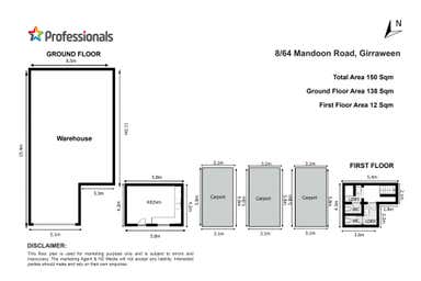 8/64 Mandoon Road Girraween NSW 2145 - Floor Plan 1
