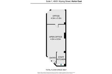suite 1, 49 Wyong Street Keilor East VIC 3033 - Floor Plan 1