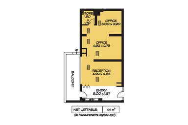 5/198 North Terrace Adelaide SA 5000 - Floor Plan 1
