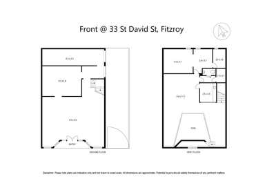 Front, 33 St David Street Fitzroy VIC 3065 - Floor Plan 1