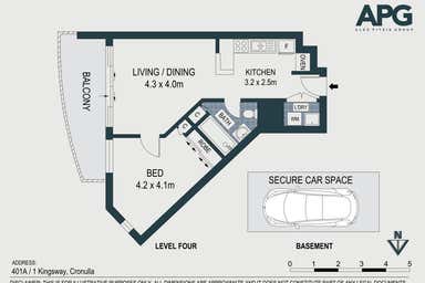 401a/1 Kingsway Cronulla NSW 2230 - Floor Plan 1