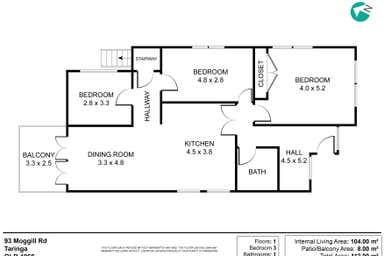 93-95 Moggill Road Taringa QLD 4068 - Floor Plan 1