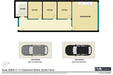 Suite 208/9-11 Claremont Street South Yarra VIC 3141 - Floor Plan 1