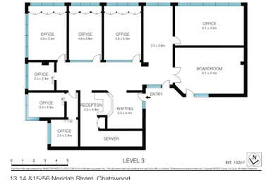 Suites 13, 14 & 15, 56 Neridah Street Chatswood NSW 2067 - Floor Plan 1