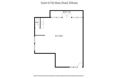 Suite 6, 741 Main Road Eltham VIC 3095 - Floor Plan 1