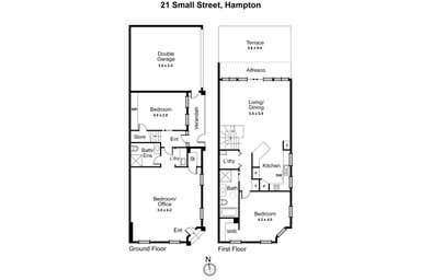 21 Small Street Hampton VIC 3188 - Floor Plan 1