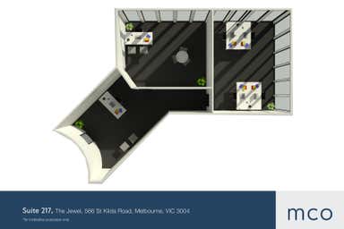 The Jewel, Suite 217, 566 St Kilda Road Melbourne VIC 3004 - Floor Plan 1
