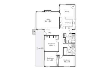 306 Learmonth Street Buninyong VIC 3357 - Floor Plan 1