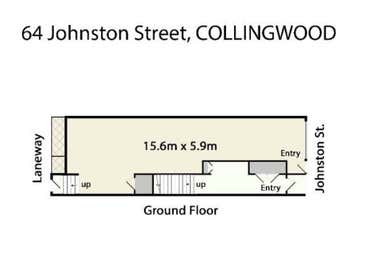 Ground Floor, 64 Johnston Street Collingwood VIC 3066 - Floor Plan 1