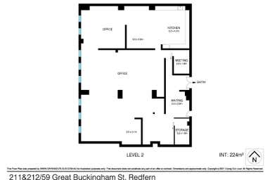 211-212, 59 Great Buckingham Street Redfern NSW 2016 - Floor Plan 1