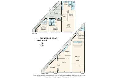 611-615 Glenferrie Road Hawthorn VIC 3122 - Floor Plan 1