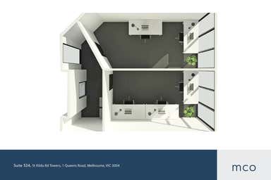 St Kilda Rd Towers, Suite 524, 1 Queens Road Melbourne VIC 3004 - Floor Plan 1