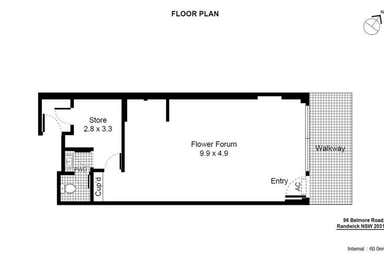 96 Belmore Road Randwick NSW 2031 - Floor Plan 1