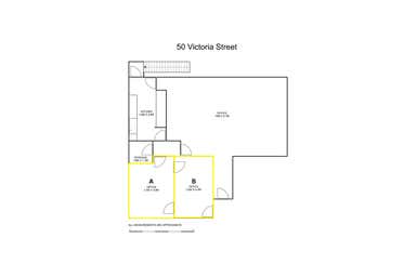 A & B, First Floor, 50 Victoria Street Grafton NSW 2460 - Floor Plan 1