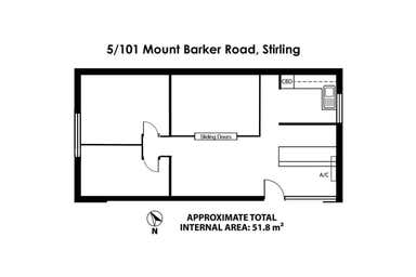 Unit 5, 101 Mount Barker Road Stirling SA 5152 - Floor Plan 1