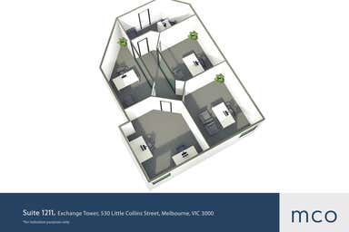 Exchange Tower, Suite 1211, 530 Little Collins Street Melbourne VIC 3000 - Floor Plan 1