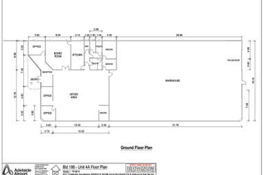 Adelaide Airport Warehouse & Office, 4a Corbett Court Adelaide Airport SA 5950 - Floor Plan 1