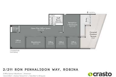 2/211 Ron Penhaligon Way Robina QLD 4226 - Floor Plan 1
