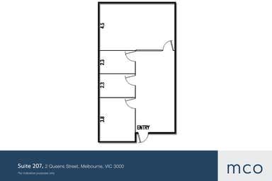 Suite 207, 2 Queens Street Melbourne VIC 3000 - Floor Plan 1