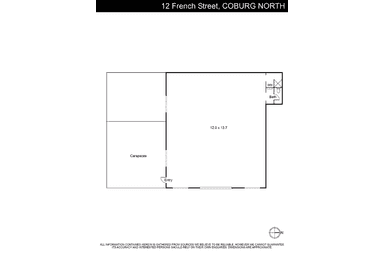 12 French Street Coburg North VIC 3058 - Floor Plan 1