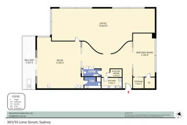 King Street Wharf, 3/55 Lime Street Sydney NSW 2000 - Floor Plan 1