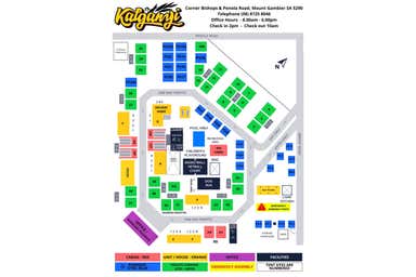 Kalganyi Caravan Park, 2-10 Bishop Road Mount Gambier SA 5290 - Floor Plan 1