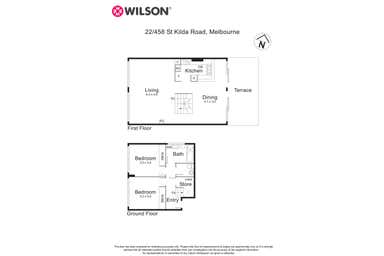 22/458  St Kilda Road Melbourne VIC 3004 - Floor Plan 1