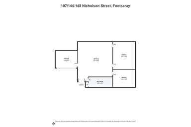 107/144-148 Nicholson Street Footscray VIC 3011 - Floor Plan 1