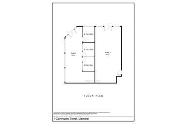 Suite 2, 1 Carrington Street Lismore NSW 2480 - Floor Plan 1