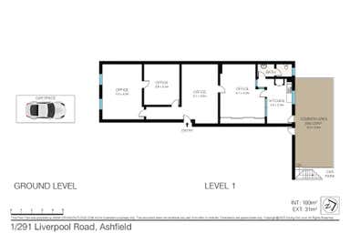 1/291 Liverpool Road Ashfield NSW 2131 - Floor Plan 1