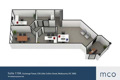 Exchange Tower, Suite 1104, 530 Little Collins Street Melbourne VIC 3000 - Floor Plan 1