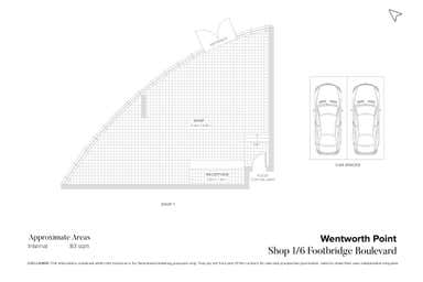 Shop 1 , 6  Footbridge Boulevard Wentworth Point NSW 2127 - Floor Plan 1