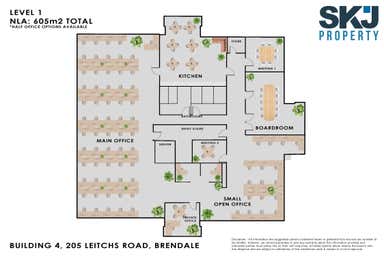 B4, Lvl1, 205 Leitchs Road Brendale QLD 4500 - Floor Plan 1