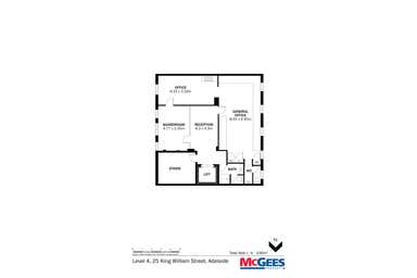 Level 4, 25 King William Street Adelaide SA 5000 - Floor Plan 1