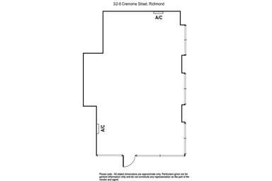 Shop 3, 34 Gough Street Cremorne VIC 3121 - Floor Plan 1
