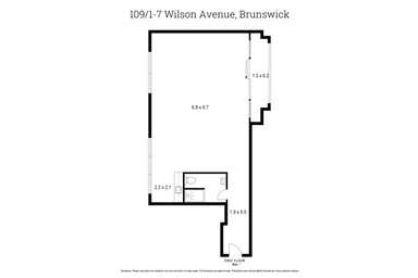 109/1-7 Wilson Avenue Brunswick VIC 3056 - Floor Plan 1