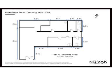 11/26 Fisher Road Dee Why NSW 2099 - Floor Plan 1