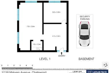 17/16-18 Malvern Ave Chatswood NSW 2067 - Floor Plan 1