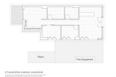 Shop 1a, 7 Ashgrove Avenue Ashgrove QLD 4060 - Floor Plan 1